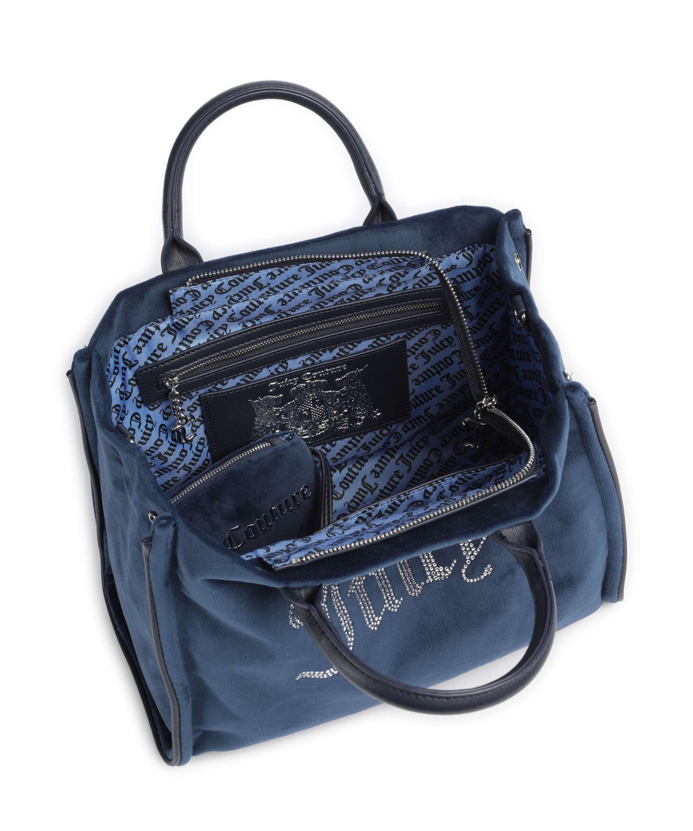 Juicy Couture Iris Velvet M Handbag night sky