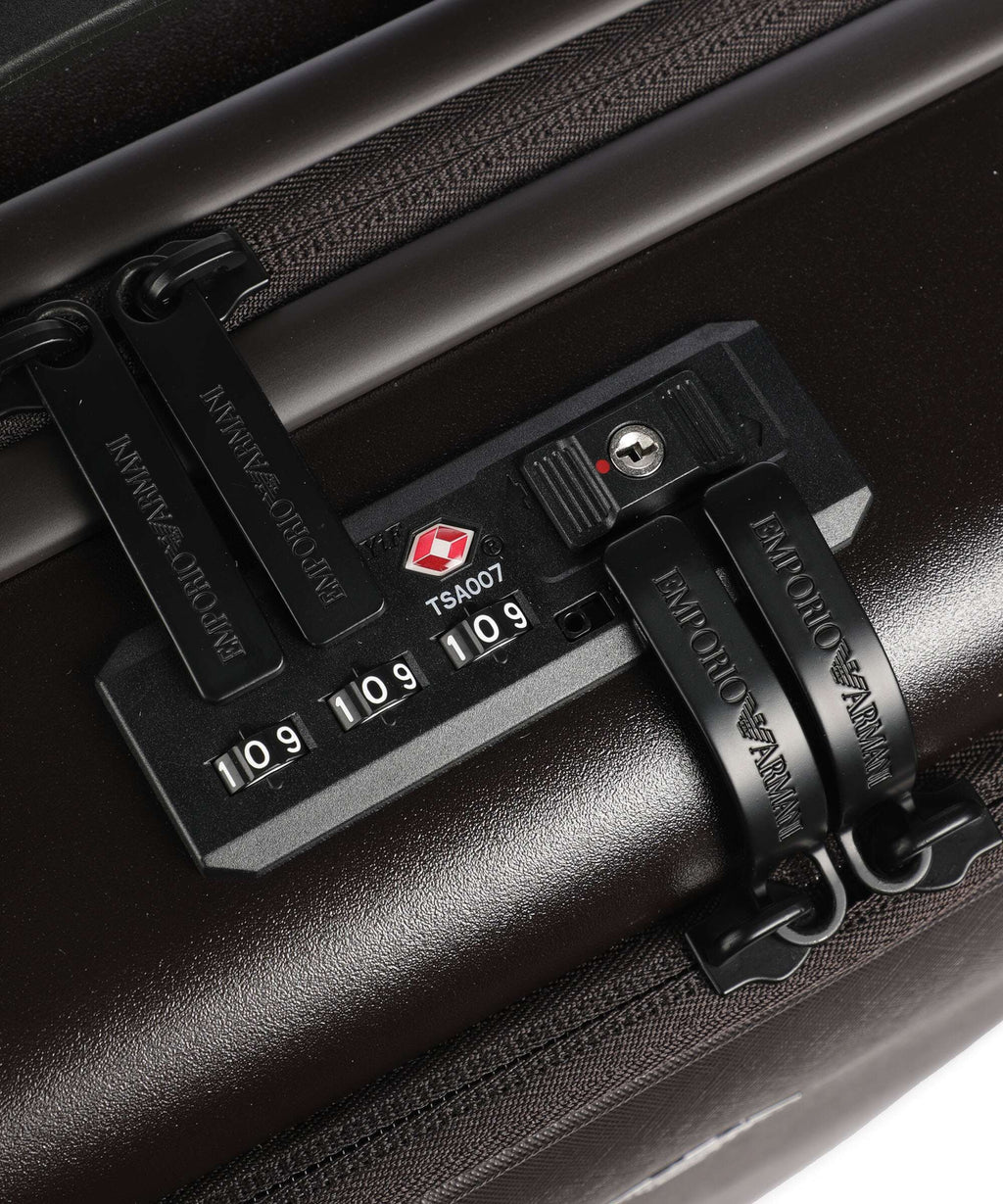 Emporio Armani Business Regenerated Spinner (4 wheels) ebony