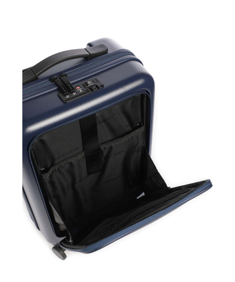 Emporio Armani Business Regenerated Spinner (4 wheels) medieval blue