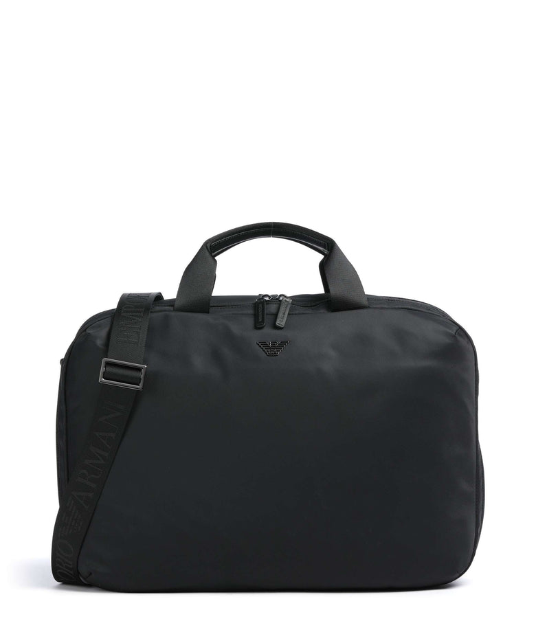 Emporio Armani Recycled Nylon Backpack bag black beauty