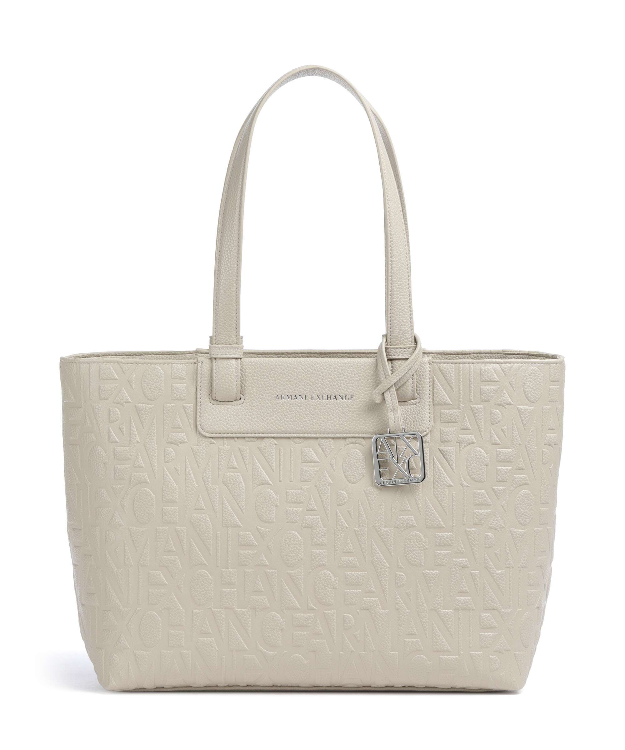 Armani Exchange Liz M Tote bag script