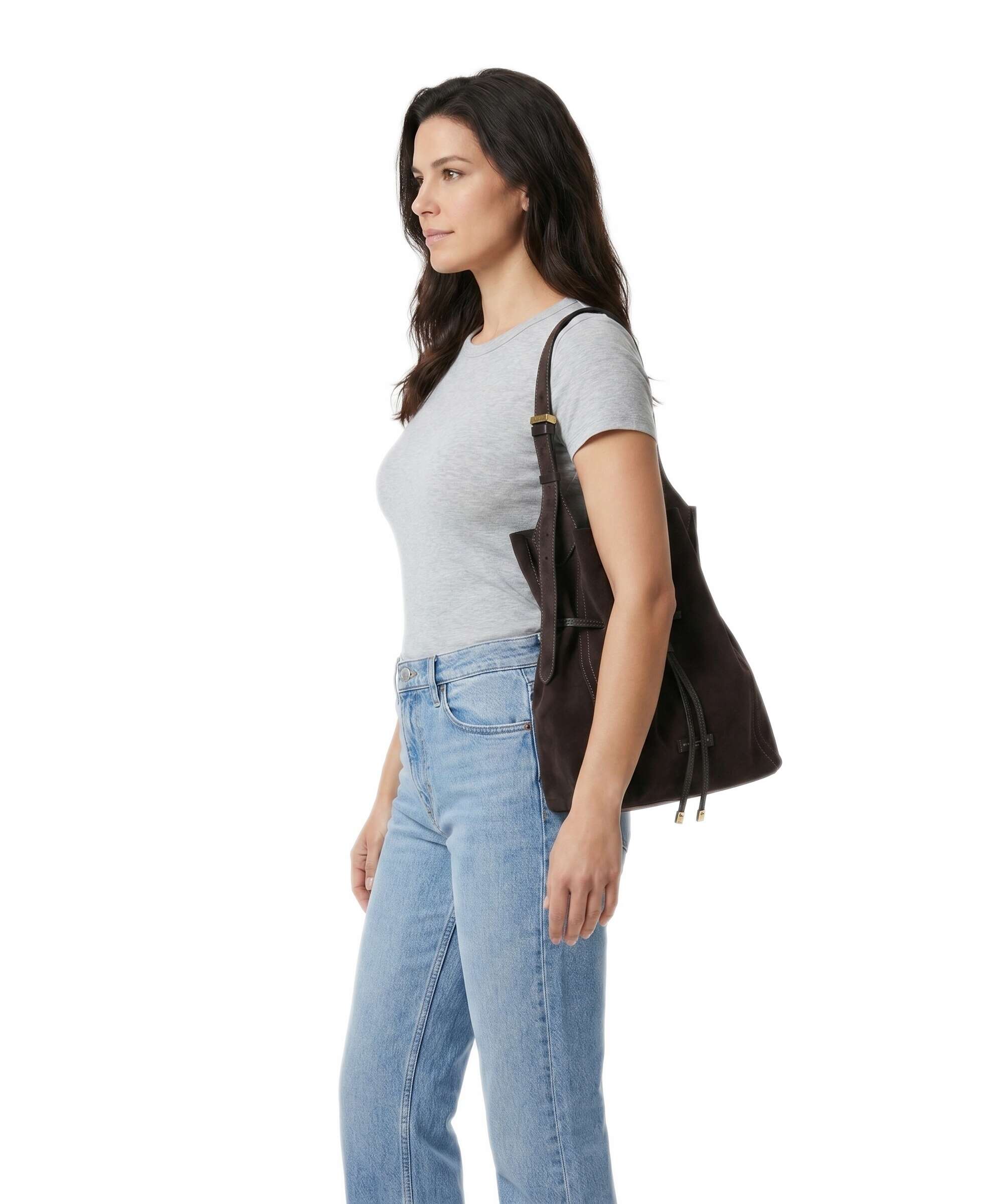 Gianni Chiarini Sienna Bucket bag moka