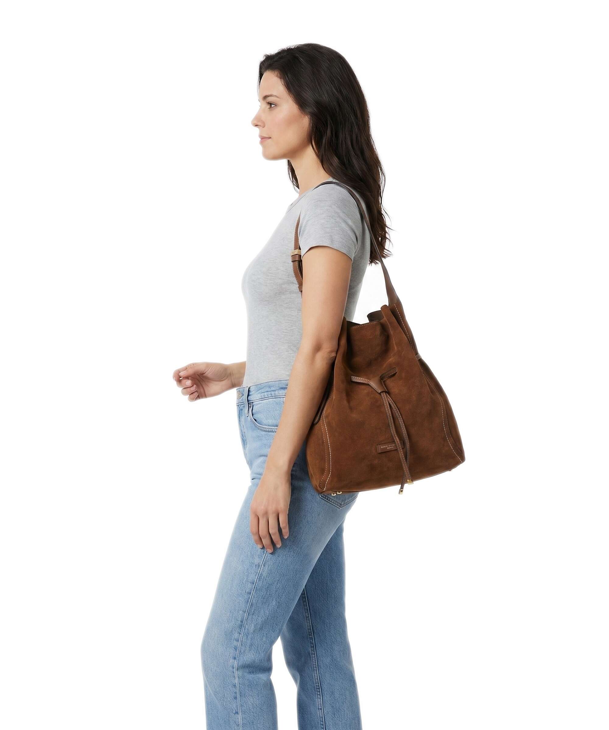 Gianni Chiarini Sienna Bucket bag cognac