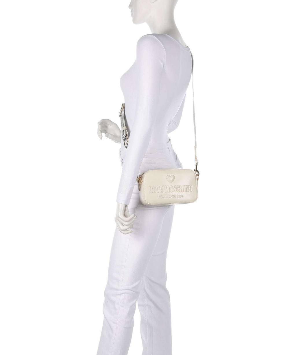 Love Moschino Ember Crossbody bag avorio