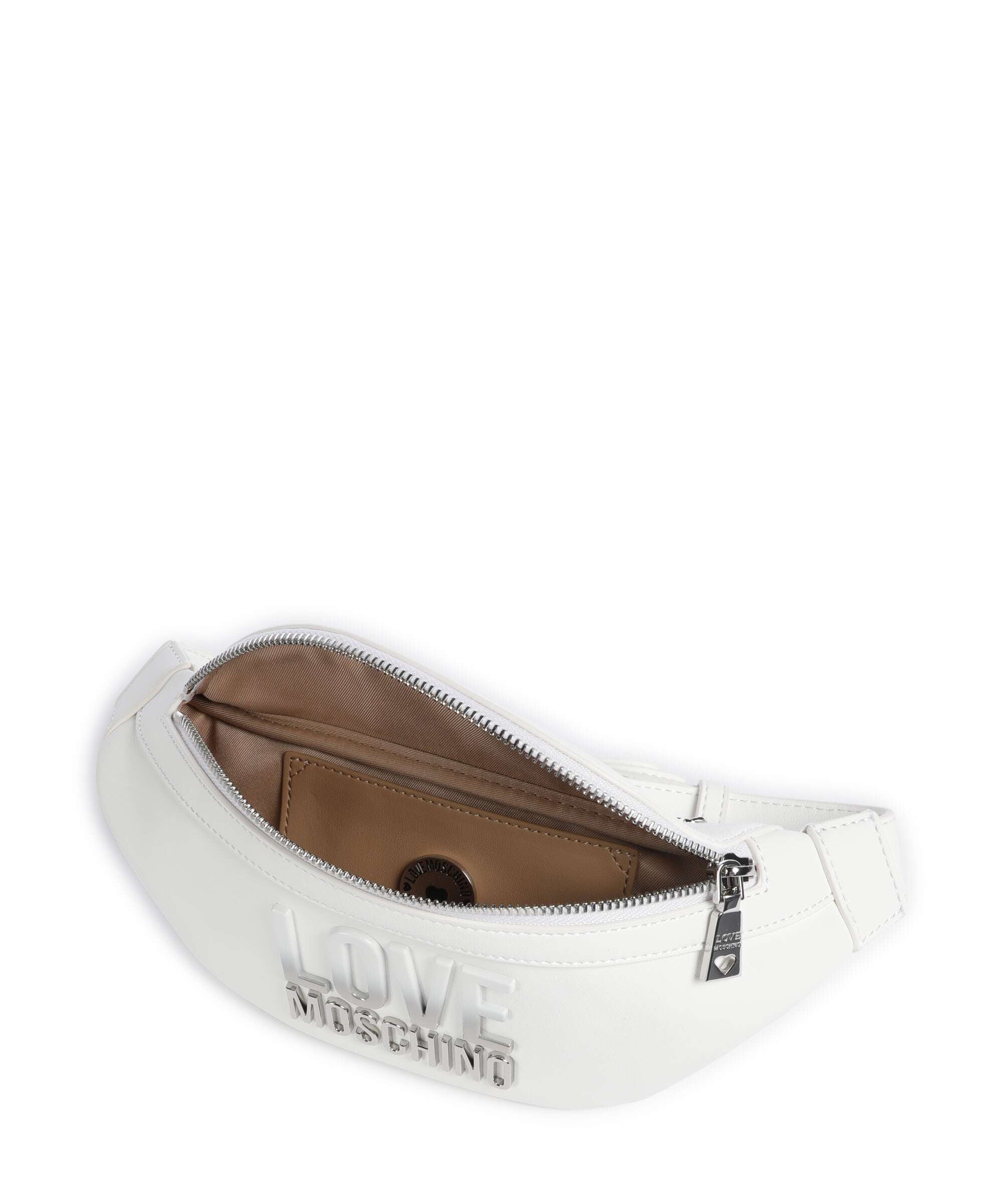 Love Moschino Prism Belt bag bianco