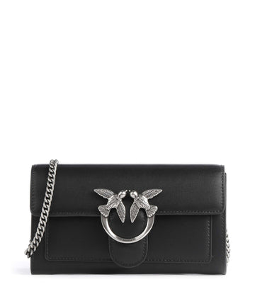 Pinko Love One Lompakko nero/old silver