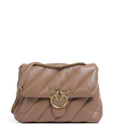Pinko Love Puff Big Olkalaukku biscotto zenzero/antique gold