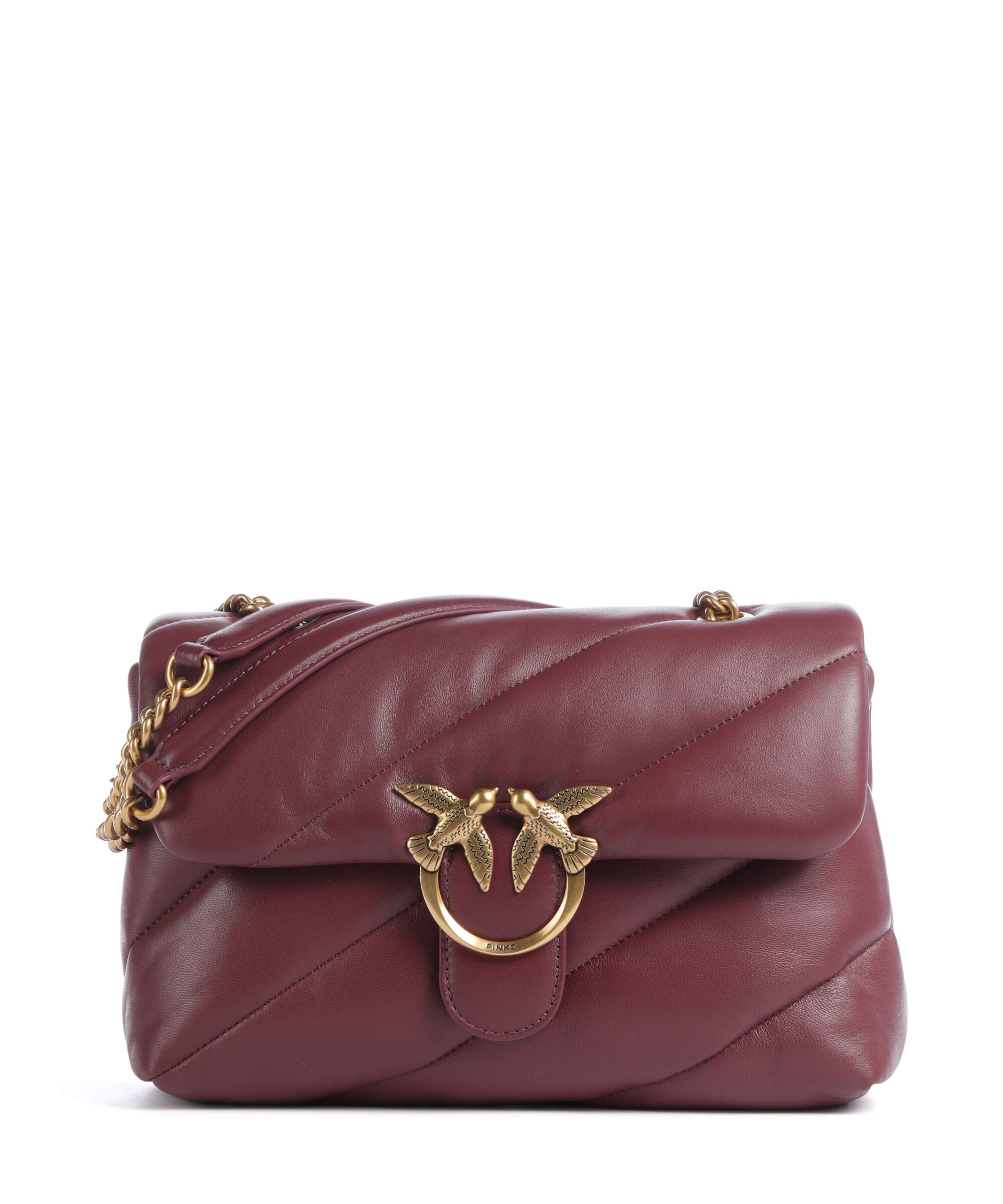 Pinko Love Puff Classic Shoulder bag ribes intenso/antique gold