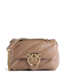 Pinko Love Puff Mini Olkalaukku biscotto zenzero/antique gold