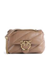 Pinko Love Puff Mini Olkalaukku biscotto zenzero/antique gold