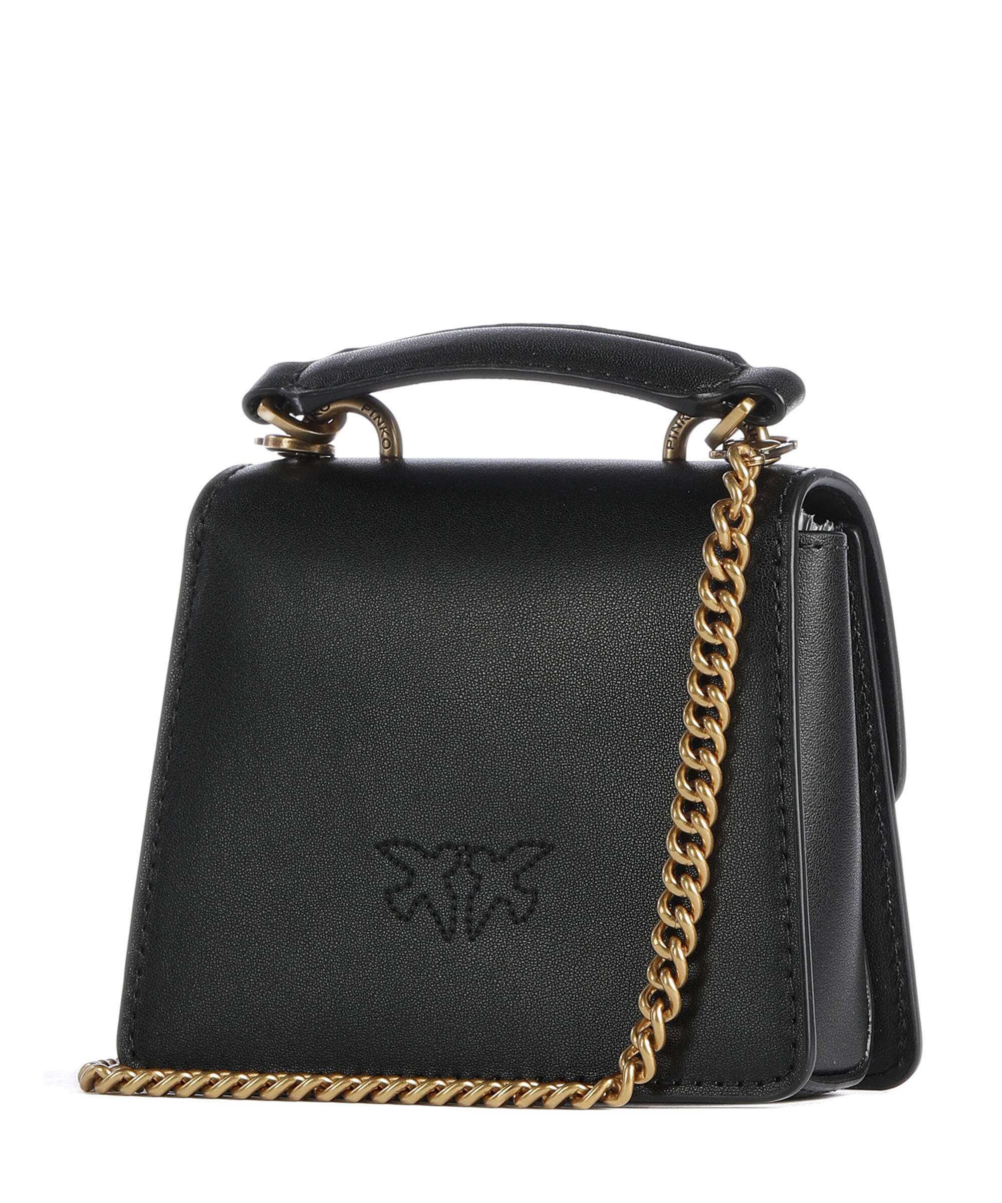 Pinko Love One Micro Crossbody bag nero