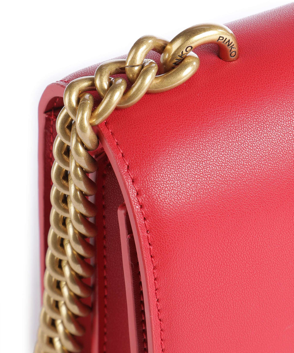 Pinko Love One Mini Crossbody bag rosso