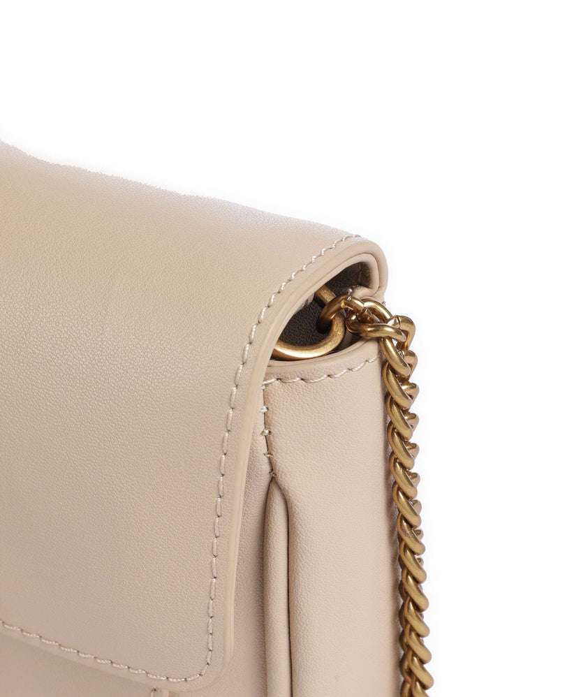 Pinko Love One Pocket Wallet beige/grigio fumo/antique gold