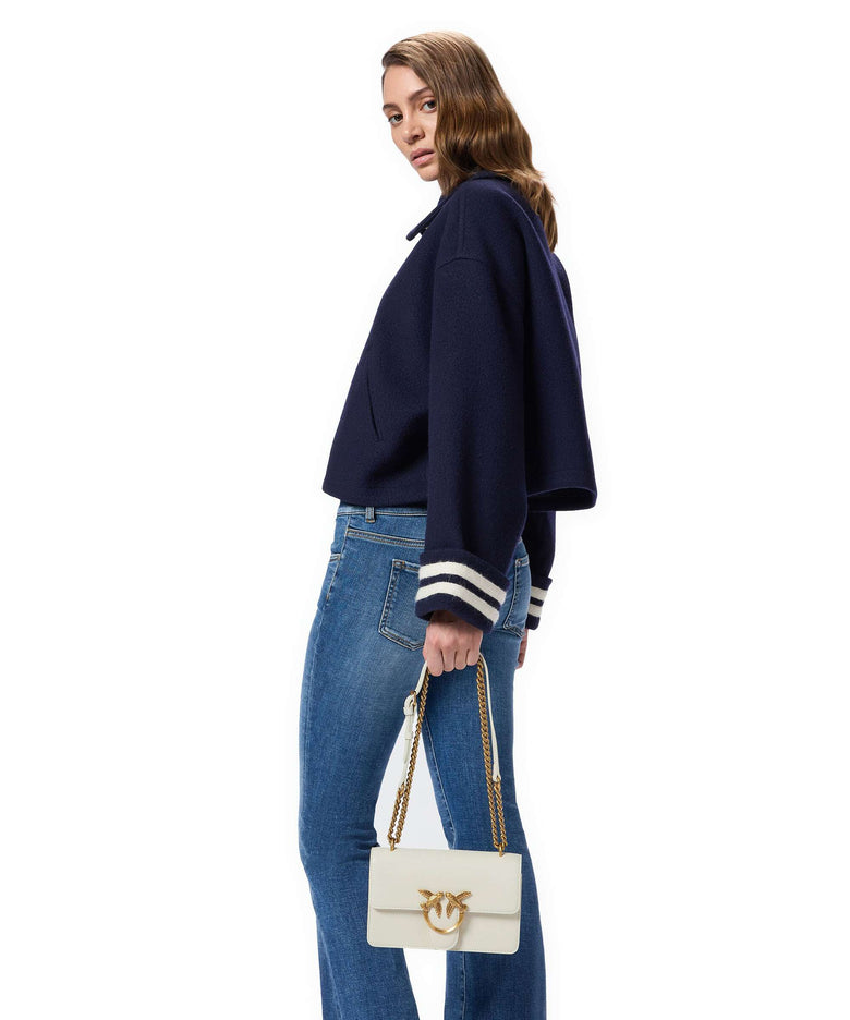 Pinko Love One Mini Shoulder bag beige/grigio fumo/antique gold