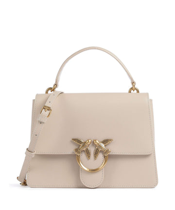 Pinko Love One Classic Käsilaukku beige/grigio fumo/antique gold
