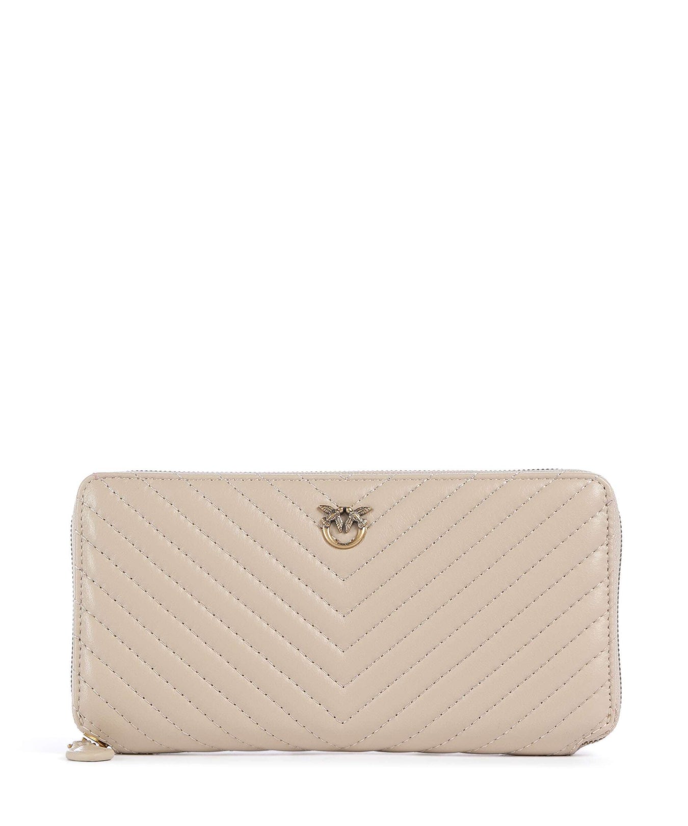 Pinko Ryder Wallet beige/grigio fumo/antique gold