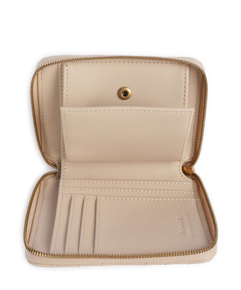 Pinko Taylor Wallet beige/grigio fumo/antique gold