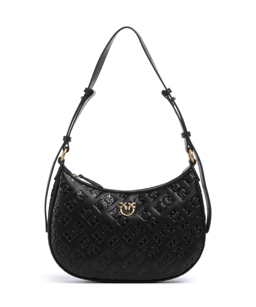 Pinko Half Moon Mini Shoulder bag nero/antique gold