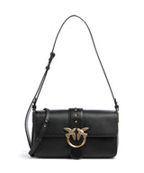 Pinko Love One Classic Slouchy Olkalaukku nero/antique gold