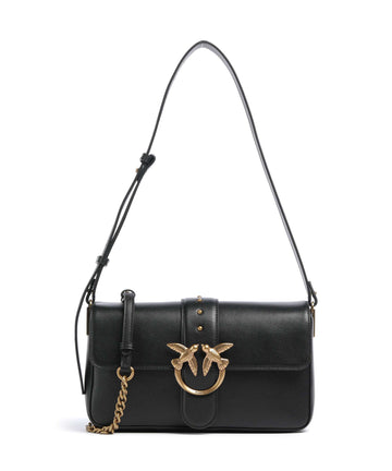 Pinko Love One Classic Slouchy Olkalaukku nero/antique gold