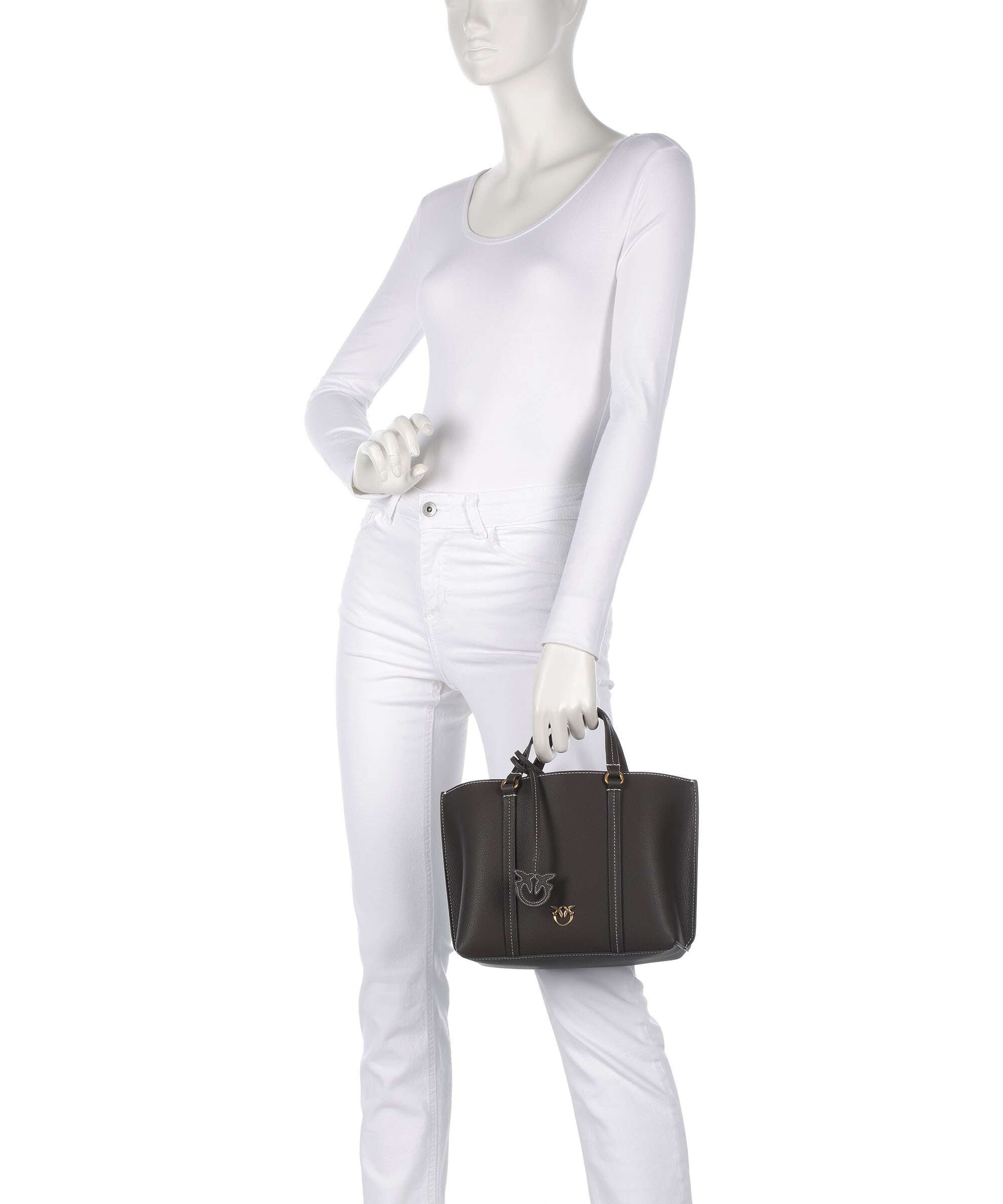 Pinko Carrie Classic Handbag moro/antique gold