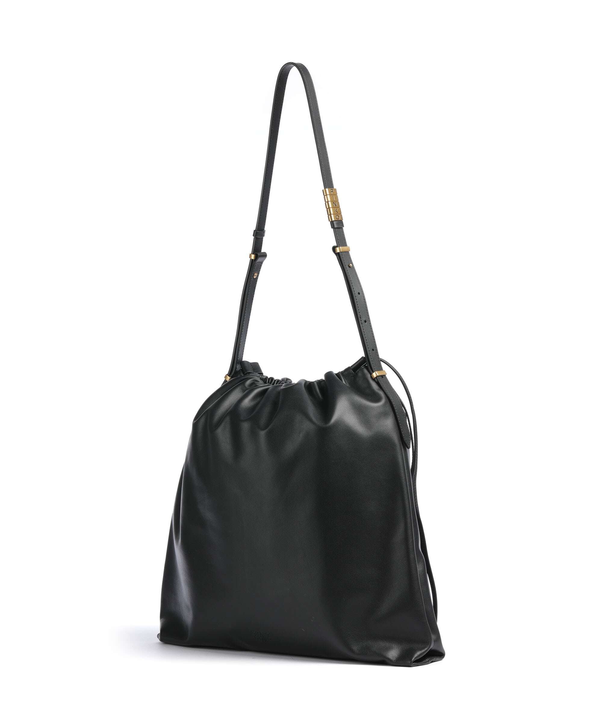 Pinko Extra Slouchy Bucket bag nero/antique gold