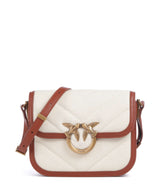 Pinko Love Box Mini Olkalaukku beige/marrone/antique gold