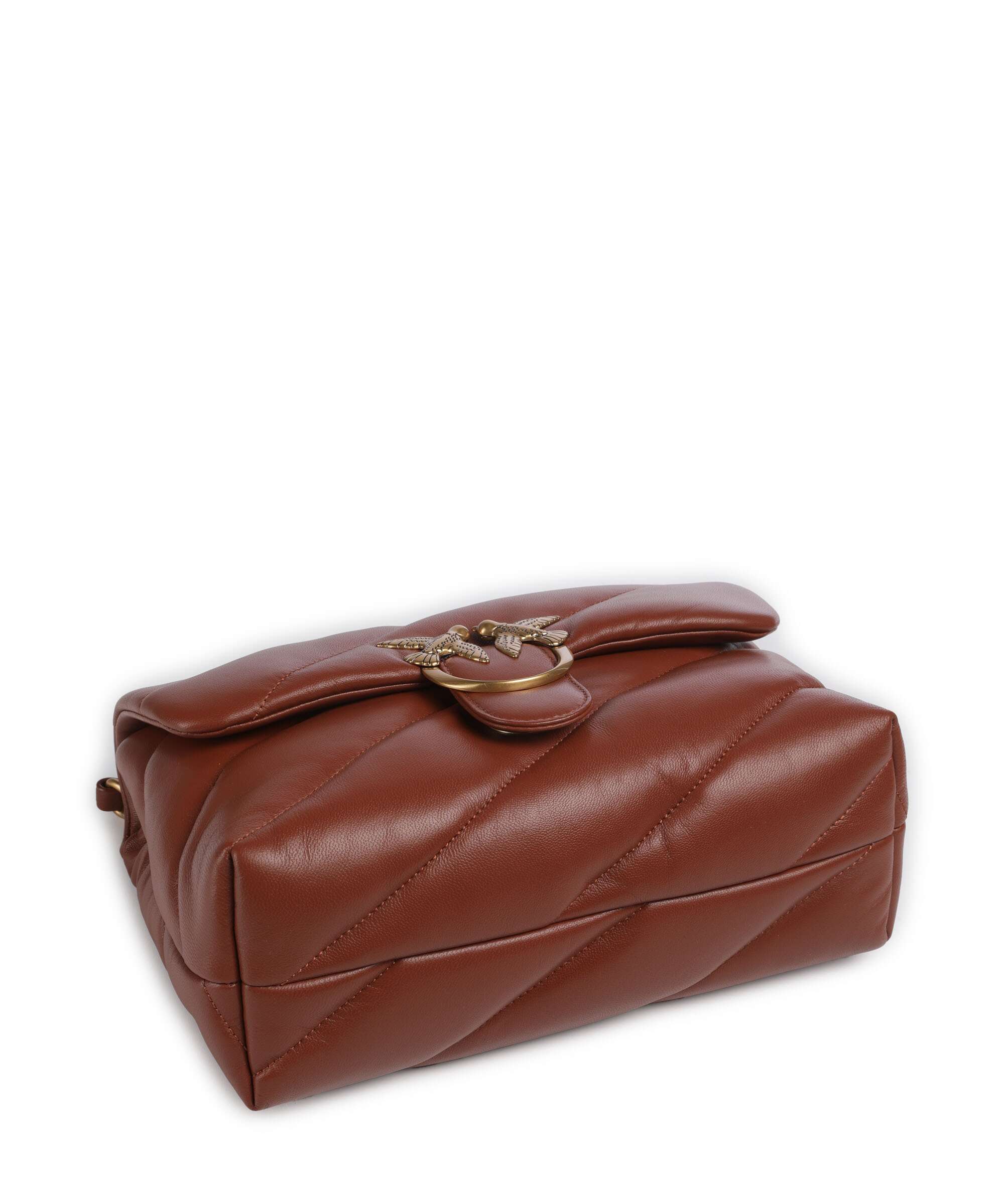 Pinko Love Puff Classic Shoulder bag arabo/antique gold