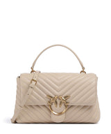 Pinko Love Lady Puff Classic Käsilaukku beige/grigio fumo/antique gold