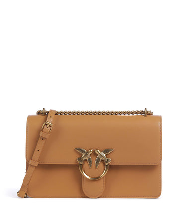 Pinko Love One Classic Olkalaukku torrone/antique gold