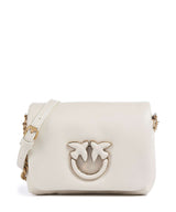 Pinko Love Click Puff Baby Olkalaukku bianco seta/antique gold