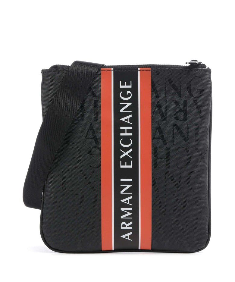 Armani Exchange Crossbody bag black/orange 
