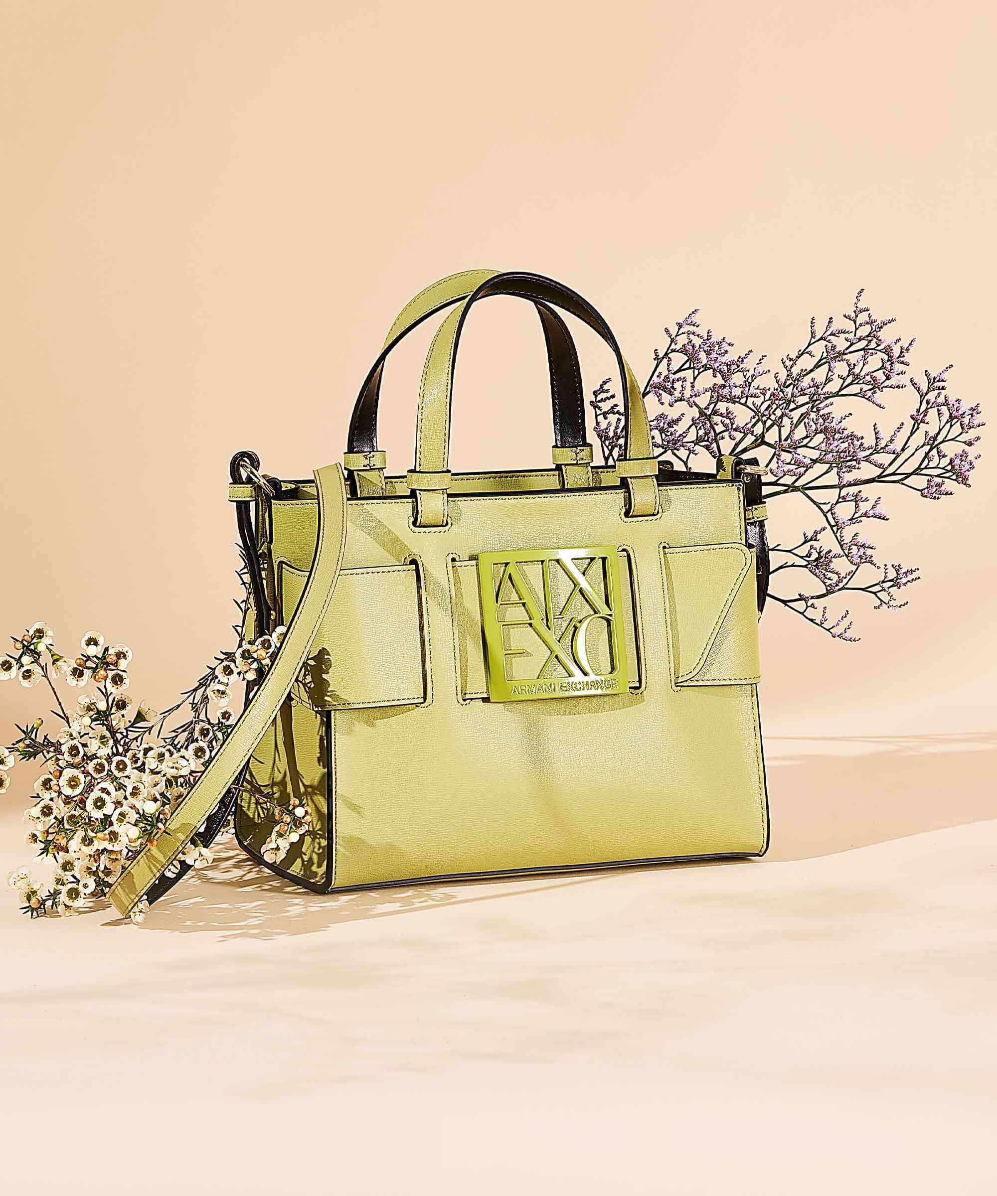 Armani Exchange Susie M Handbag olive green