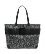 Armani Exchange Susie M Tote bag beige/navy stripes