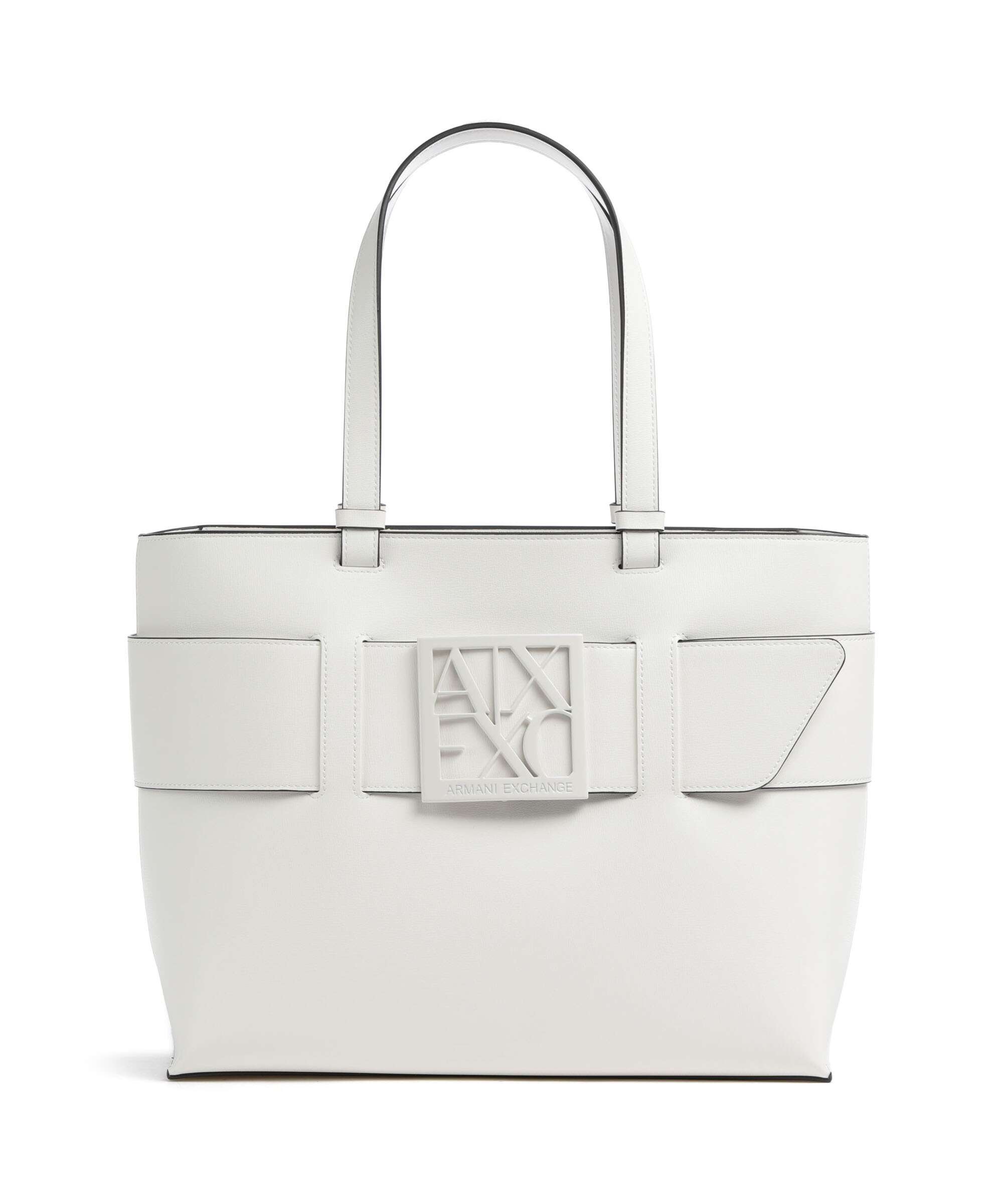 Armani Exchange Susie S Tote bag optical white