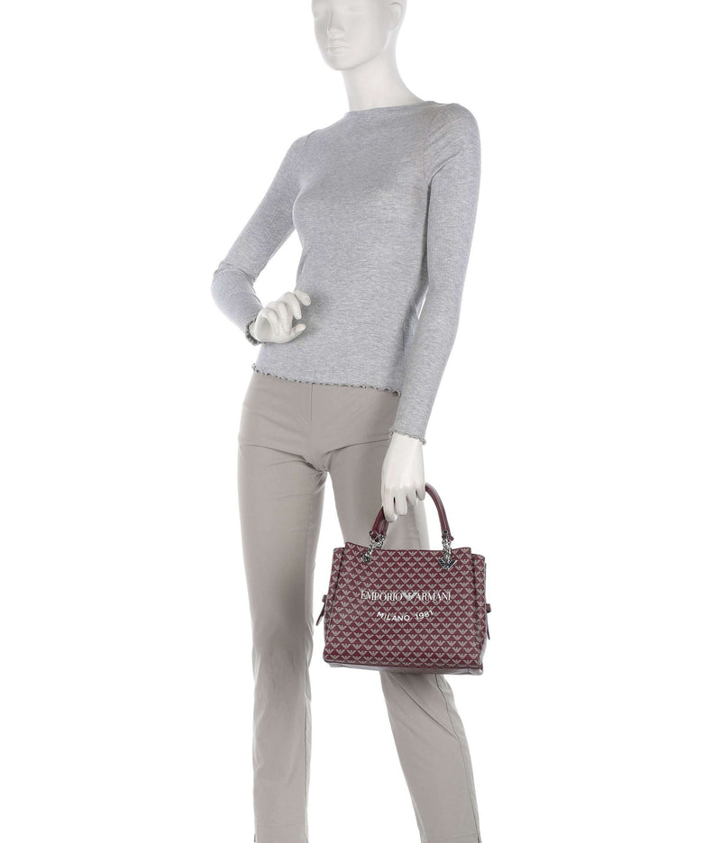 Emporio Armani Annie Handbag vinaccia/ecru/bianco/grape marc/white