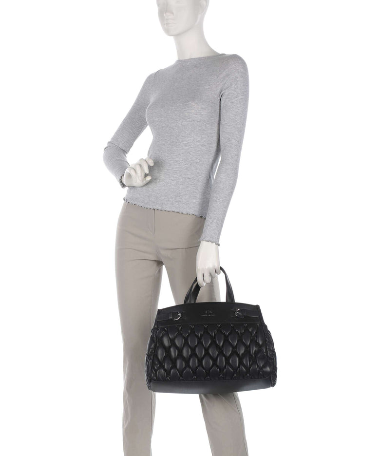 Armani Exchange Milano 91 L Handbag black