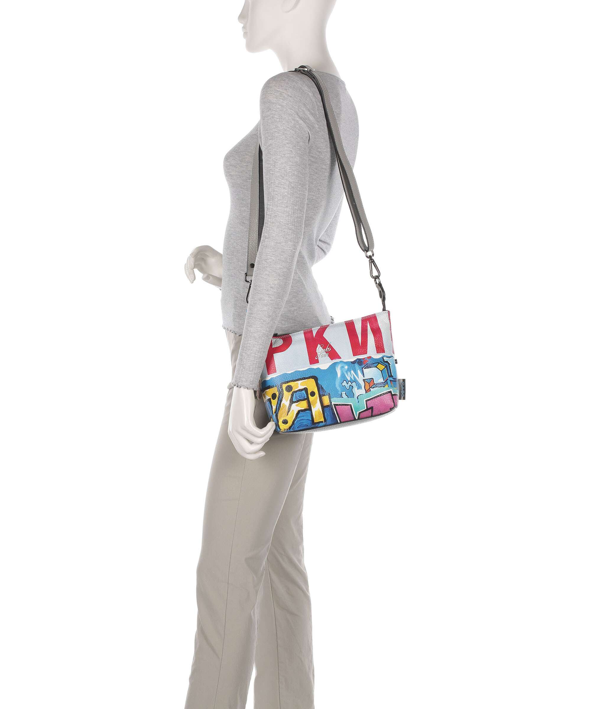 Gabs Funny M Crossbody bag graffiti
