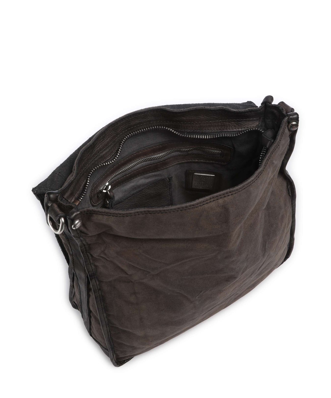 Campomaggi Messenger bag verde militare/grigio