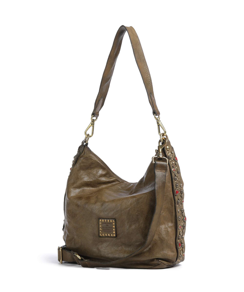 Campomaggi Hobo bag verde militare