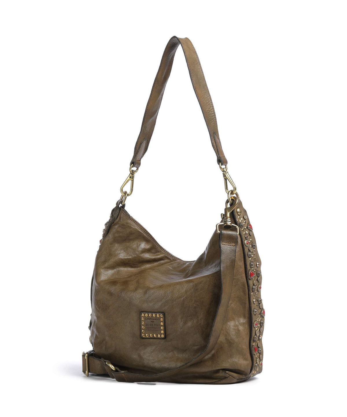 Campomaggi Hobo bag verde militare