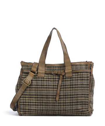 Campomaggi Käsilaukku beige/nero