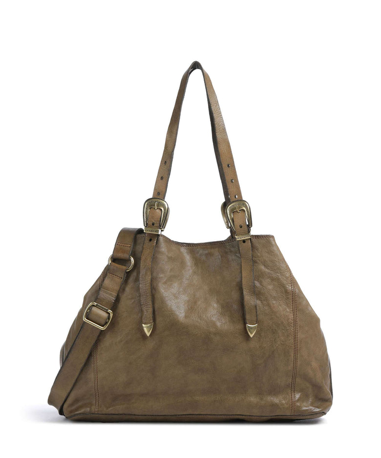 Campomaggi Tote bag verde militare