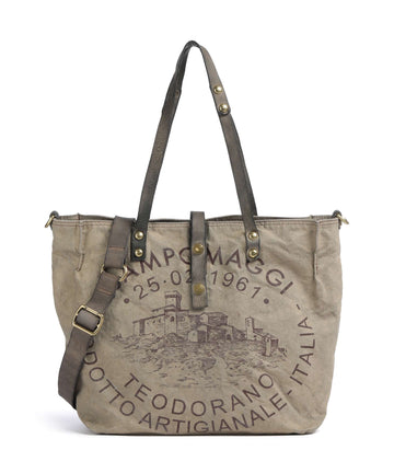 Campomaggi Ostoskassi beige/cement moro