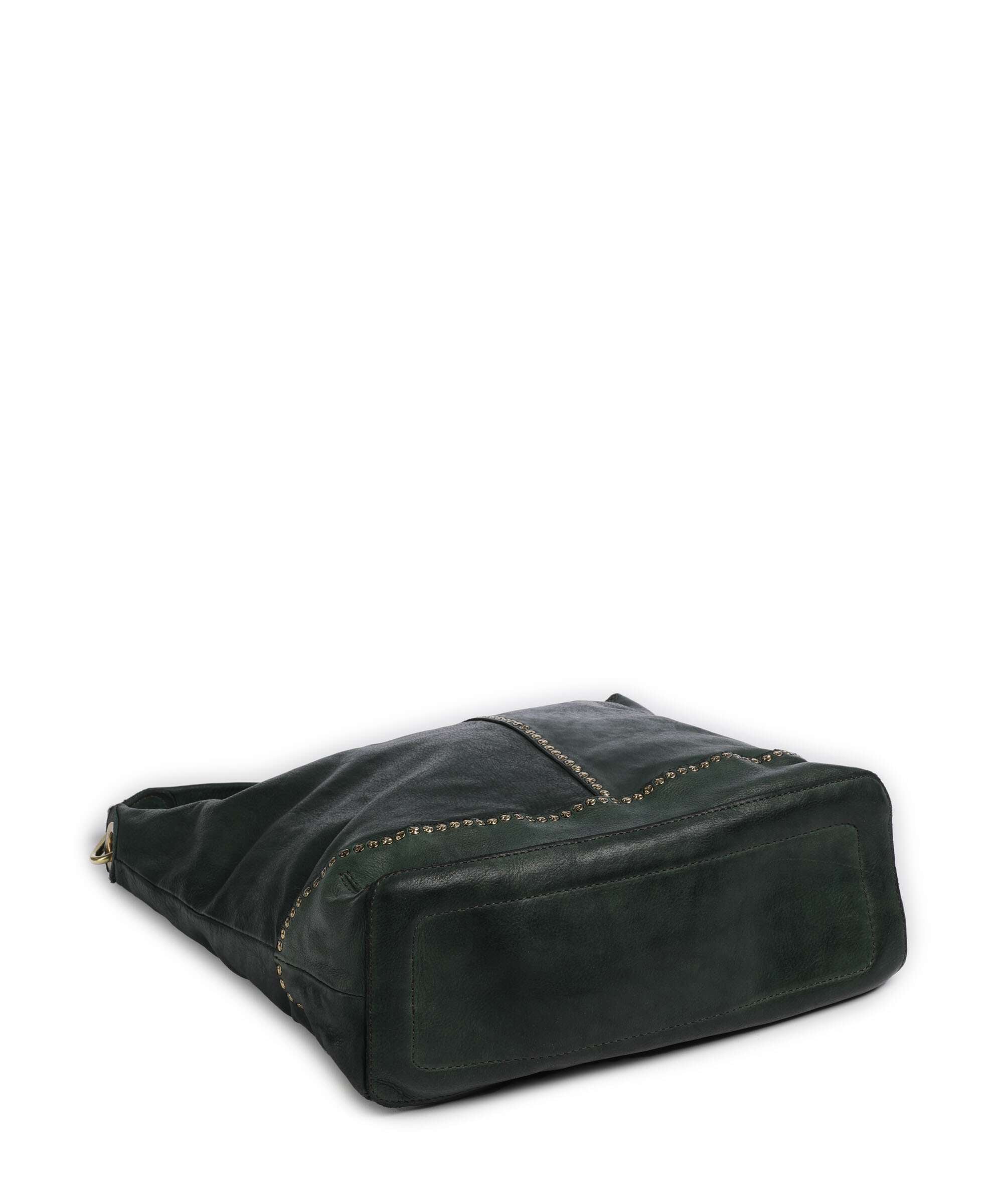 Campomaggi Hobo bag green bottle