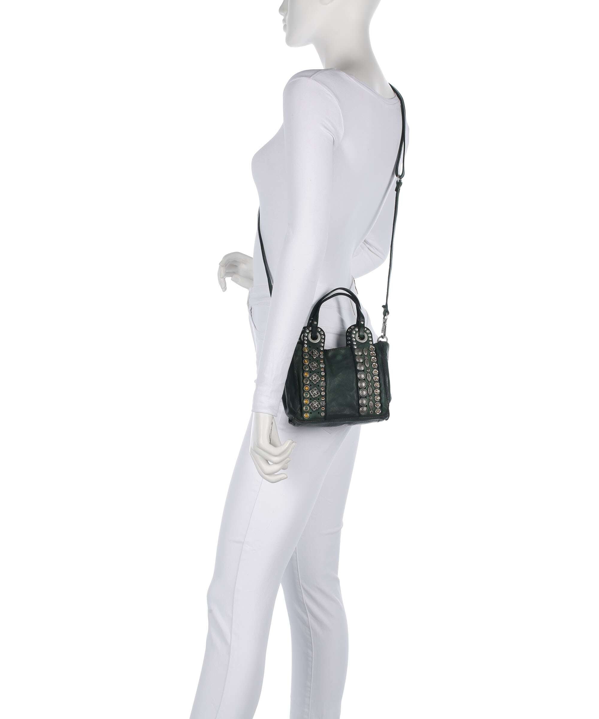 Campomaggi Crossbody bag green bottle