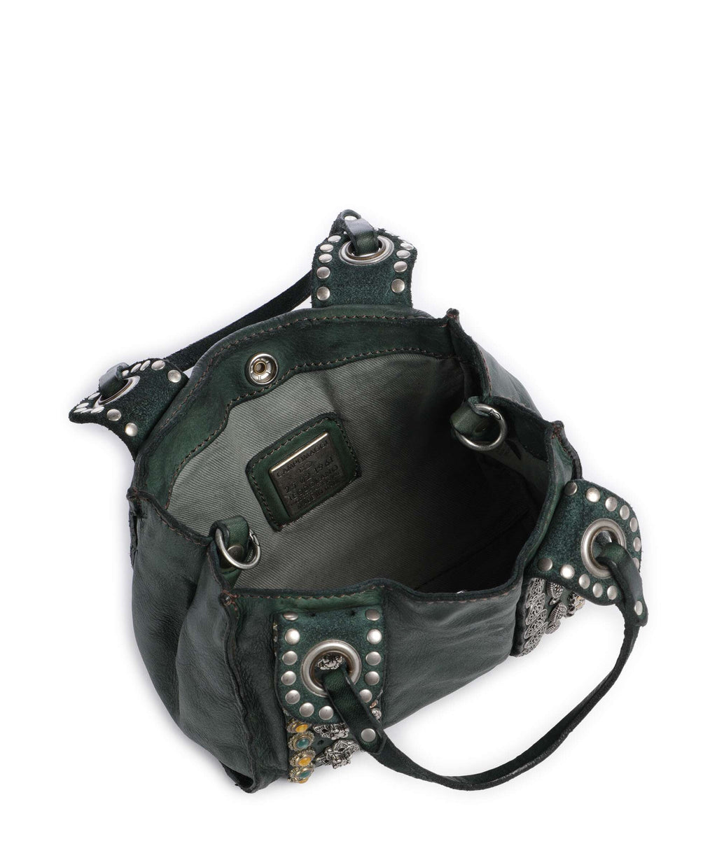 Campomaggi Crossbody bag green bottle