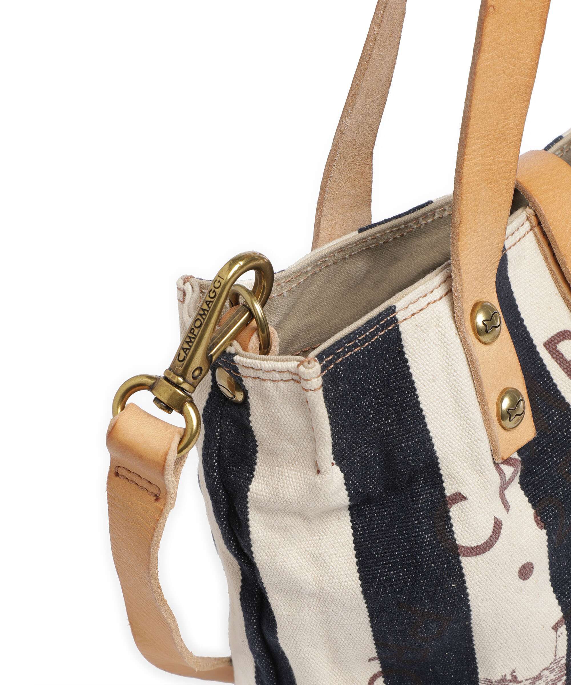 Campomaggi Tote bag blue/beige