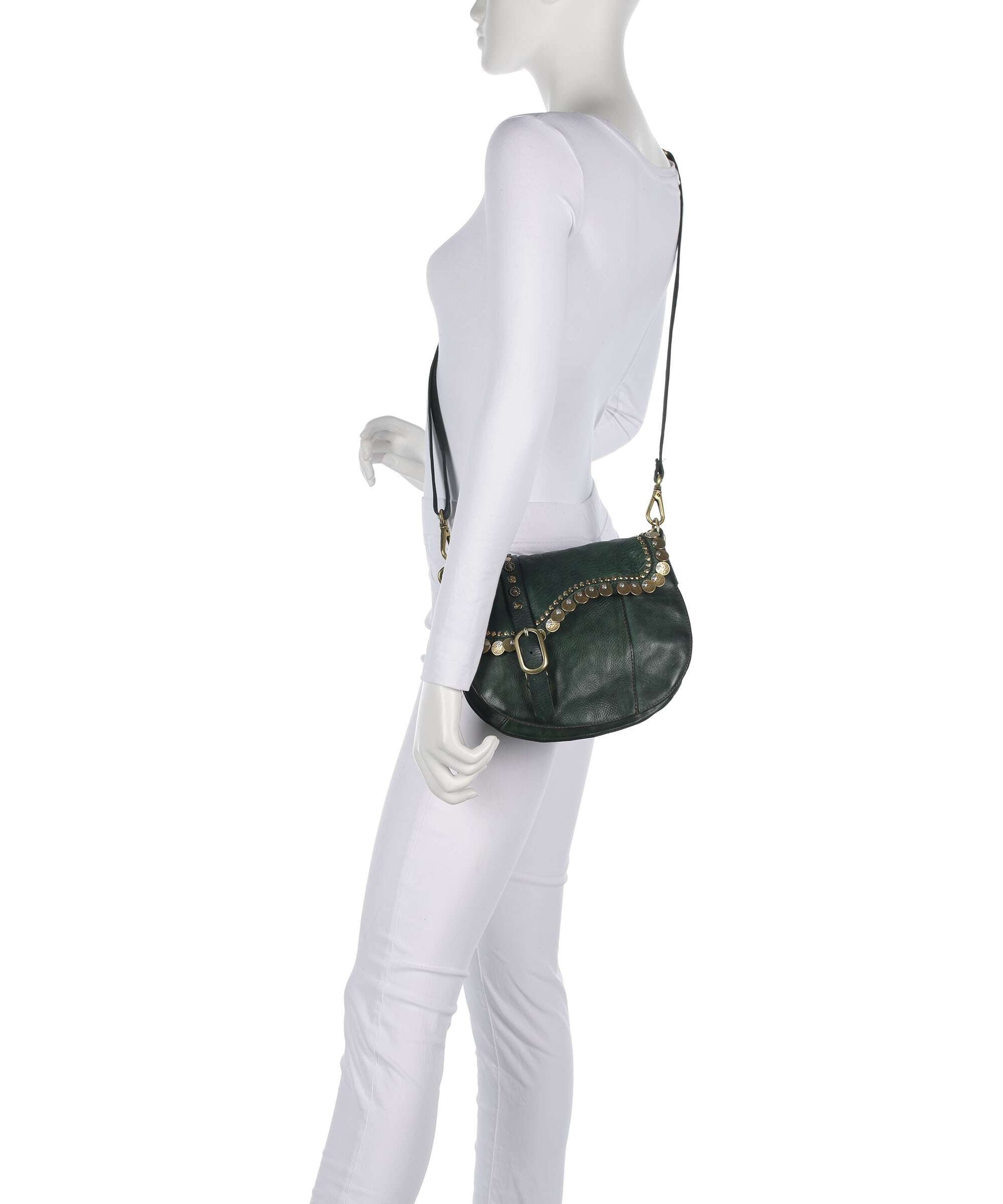 Campomaggi Shoulder bag green bottle