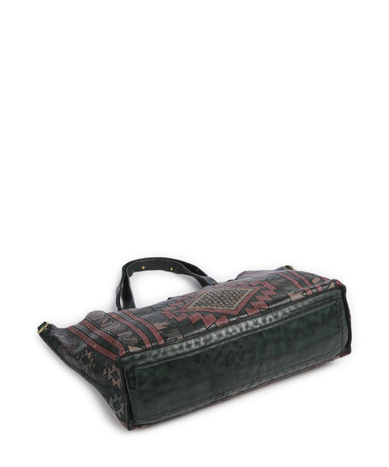 Campomaggi Tote bag green bottle